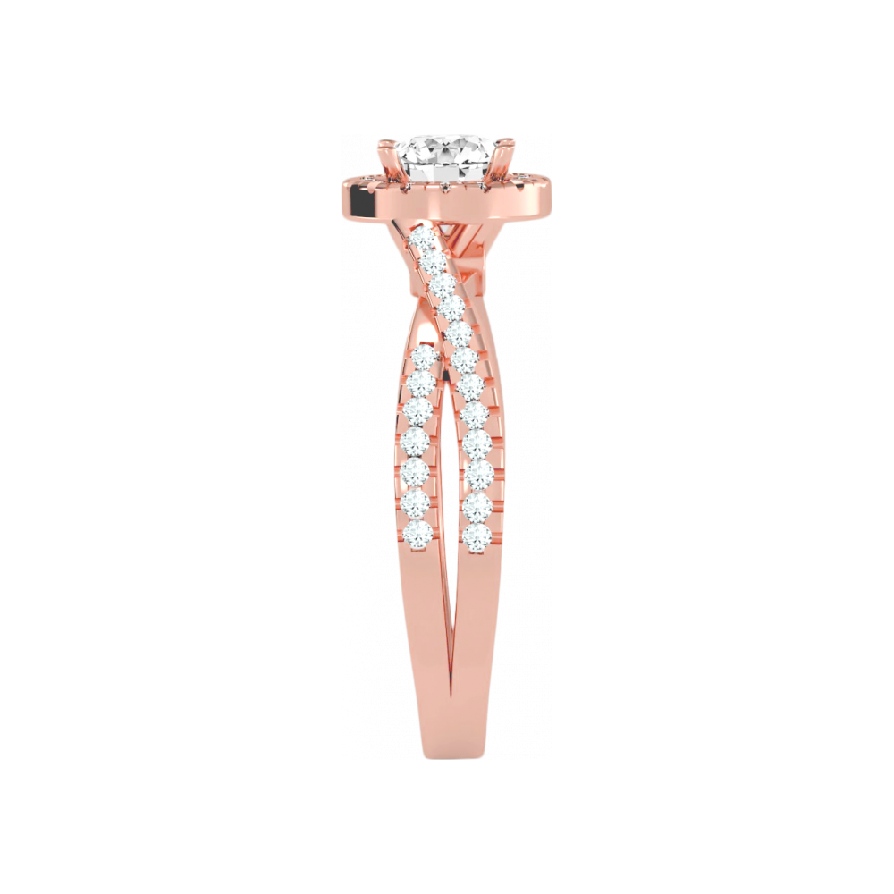 Innovative Solitaire Ring In 925 Sterling Silver - Eleven