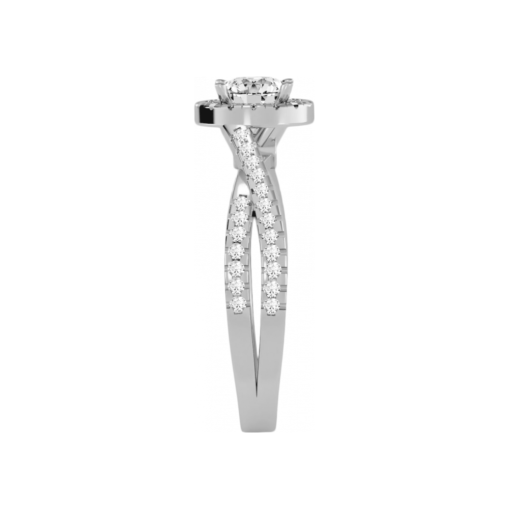 Innovative Solitaire Ring In 925 Sterling Silver - Three