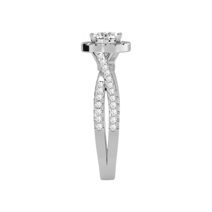 Innovative Solitaire Ring In 925 Sterling Silver - Three