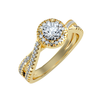 Innovative Solitaire Ring In 925 Sterling Silver - Six