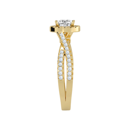 Innovative Solitaire Ring In 925 Sterling Silver - Seven