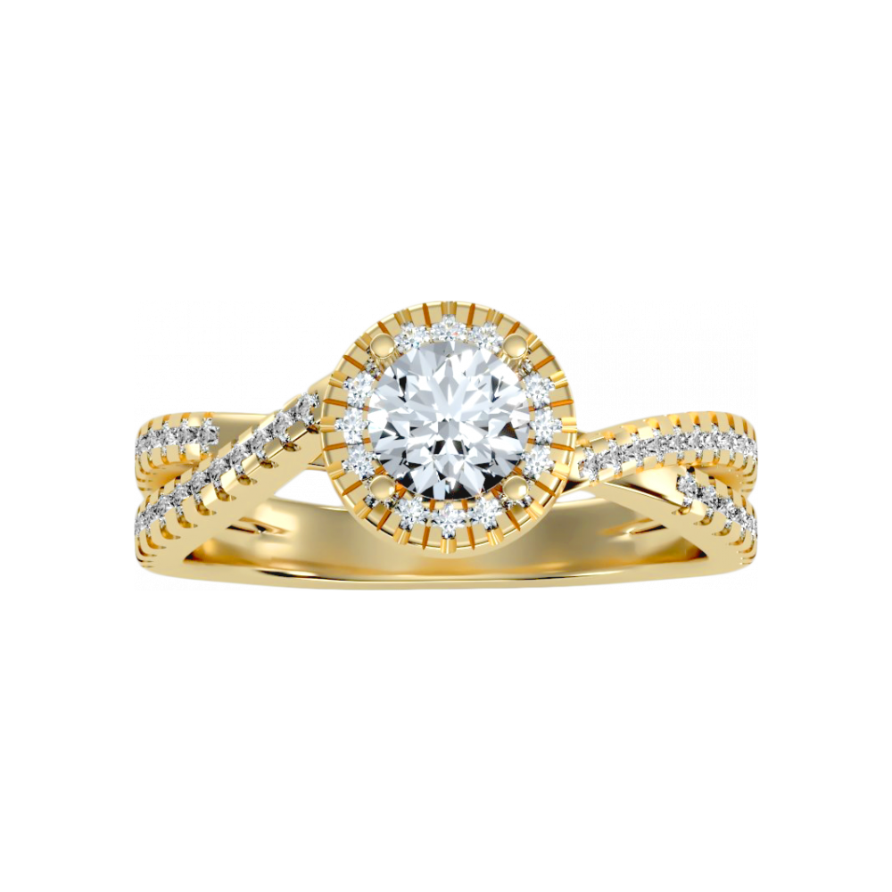 Innovative Solitaire Ring - Eight