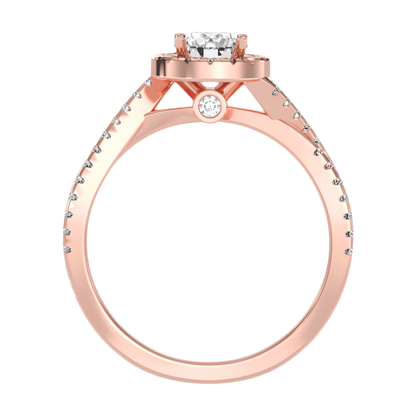 Innovative Solitaire Ring - Nine