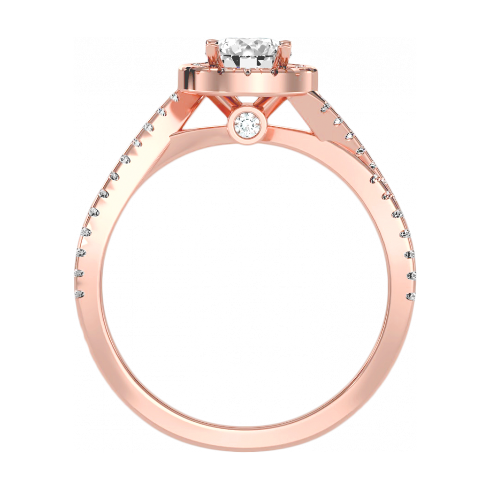 Innovative Solitaire Ring In 925 Sterling Silver - Nine