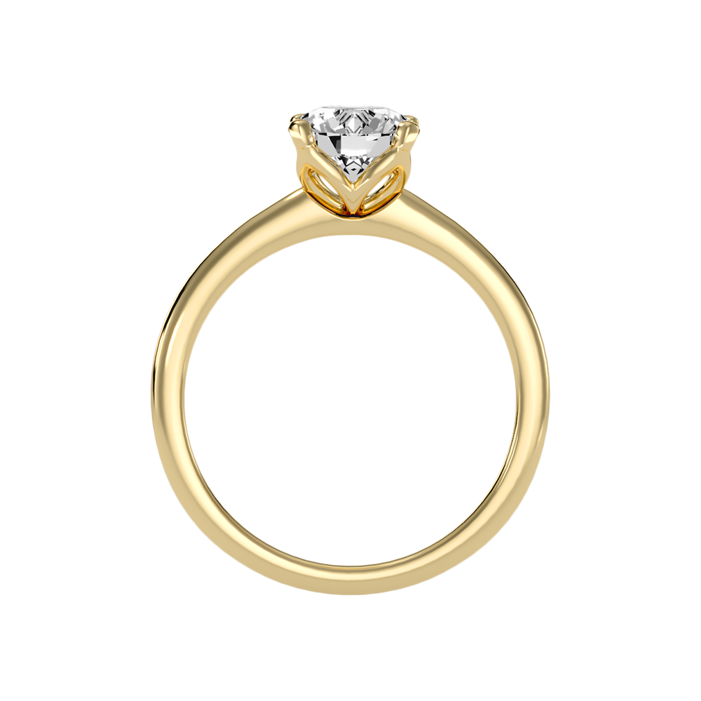 Insouciance Solitaire Ring In 925 Sterling Silver - Twelve