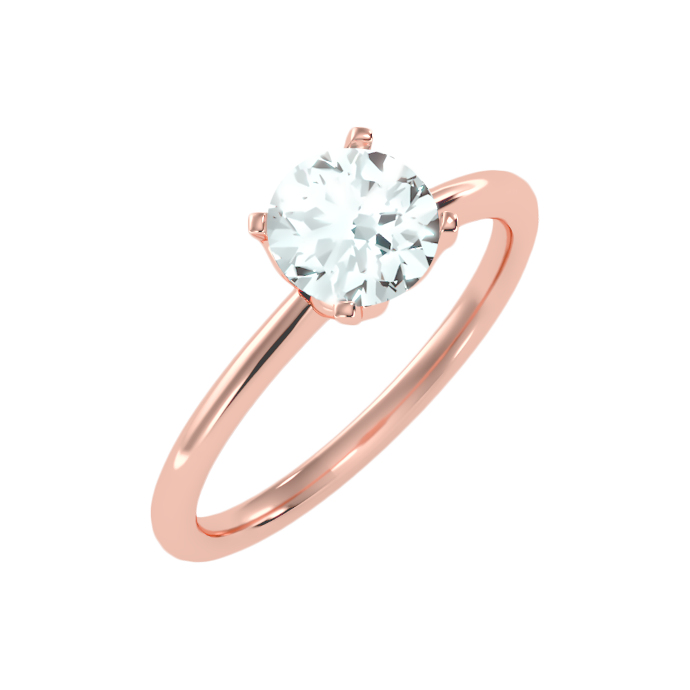 Insouciance Solitaire Ring - Five
