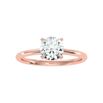 Insouciance Solitaire Ring In 925 Sterling Silver - Seven