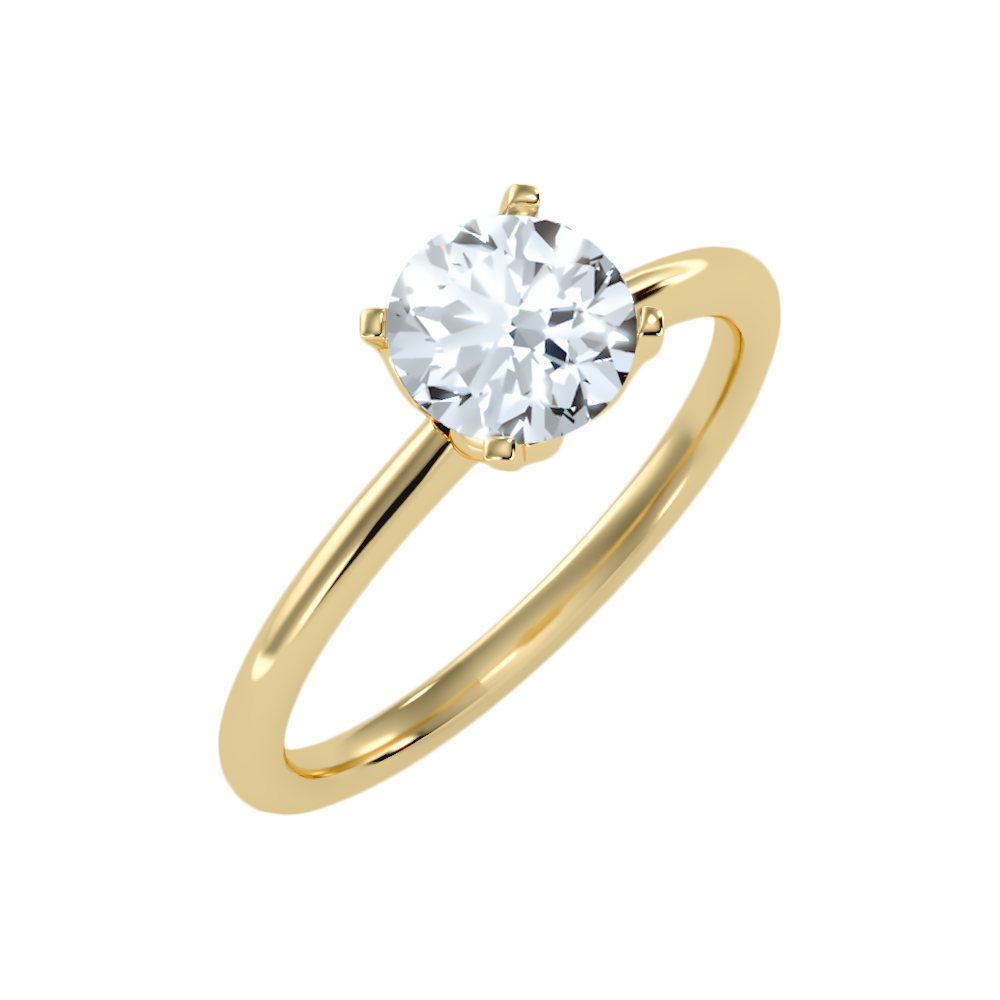 Insouciance Solitaire Ring - Nine