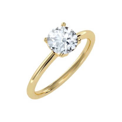 Insouciance Solitaire Ring - Nine
