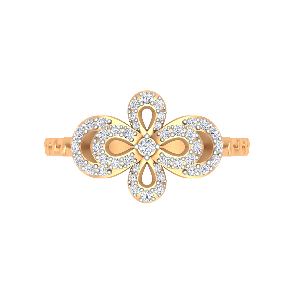 Interlinked Hoop Ring - Ten