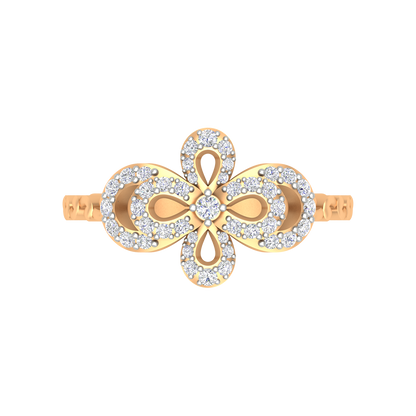 Interlinked Hoop Ring - Ten