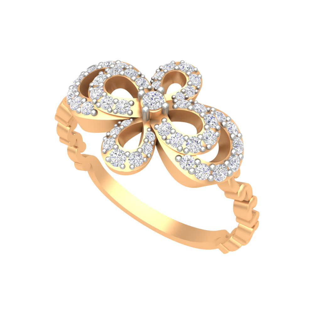 Interlinked Hoop Ring In 925 Sterling Silver - Nine