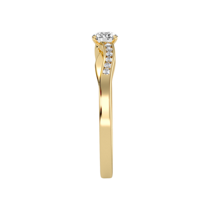 Intoxicating Solitaire Ring In 925 Sterling Silver - Seven