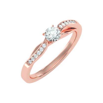 Intoxicating Solitaire Ring - Nine
