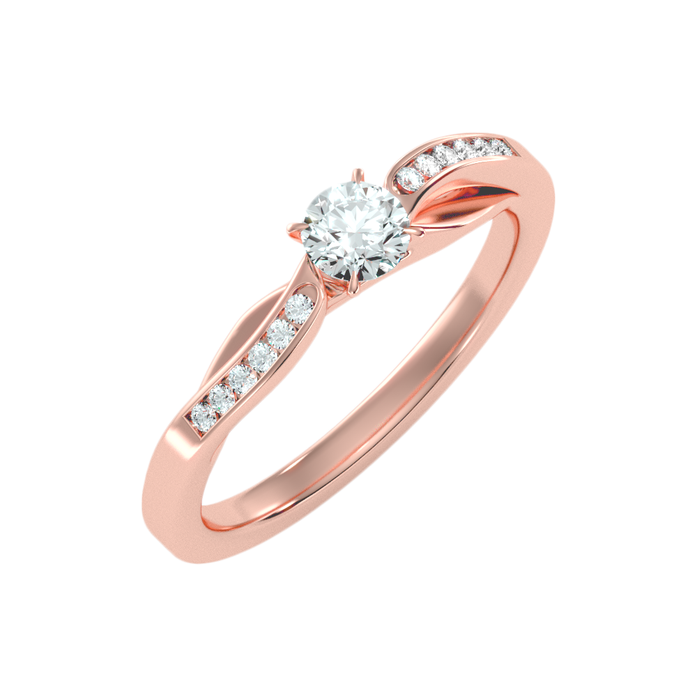 Intoxicating Solitaire Ring In 925 Sterling Silver - Nine