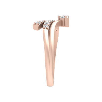 Ira Diamond Ring In 925 Sterling Silver - Eleven