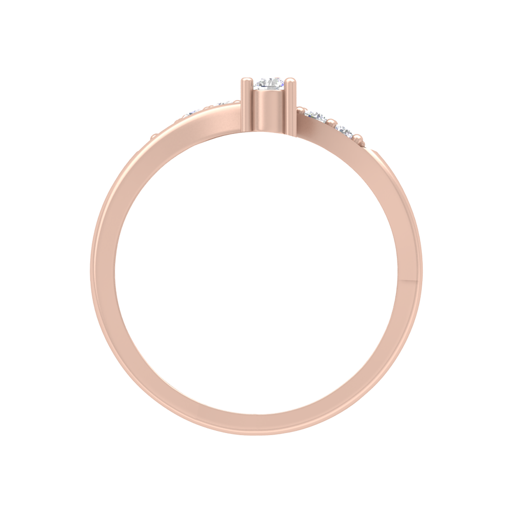 Ira Diamond Ring In 925 Sterling Silver - Twelve