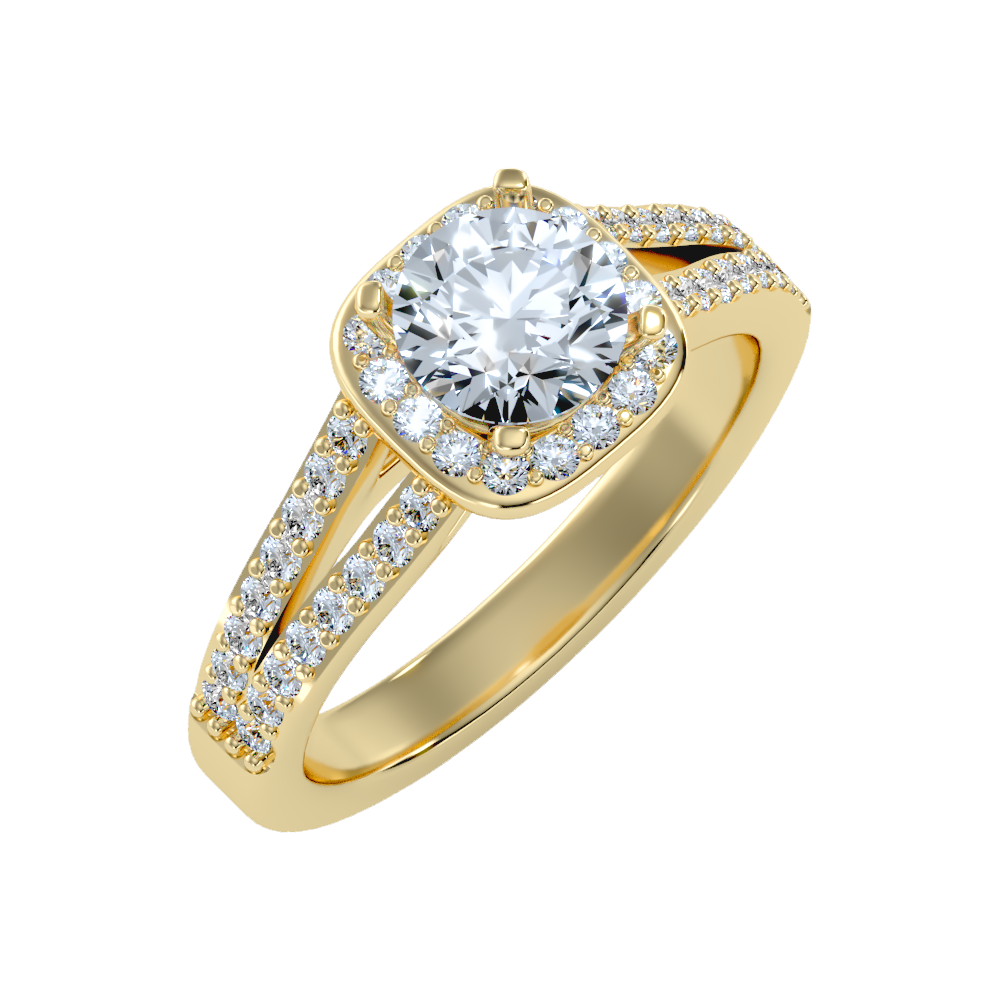 Irish Halo Ring - One