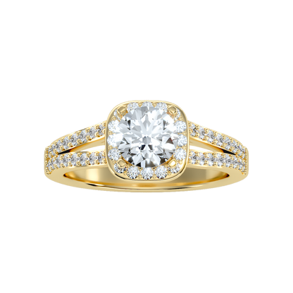 Irish Halo Ring - Three