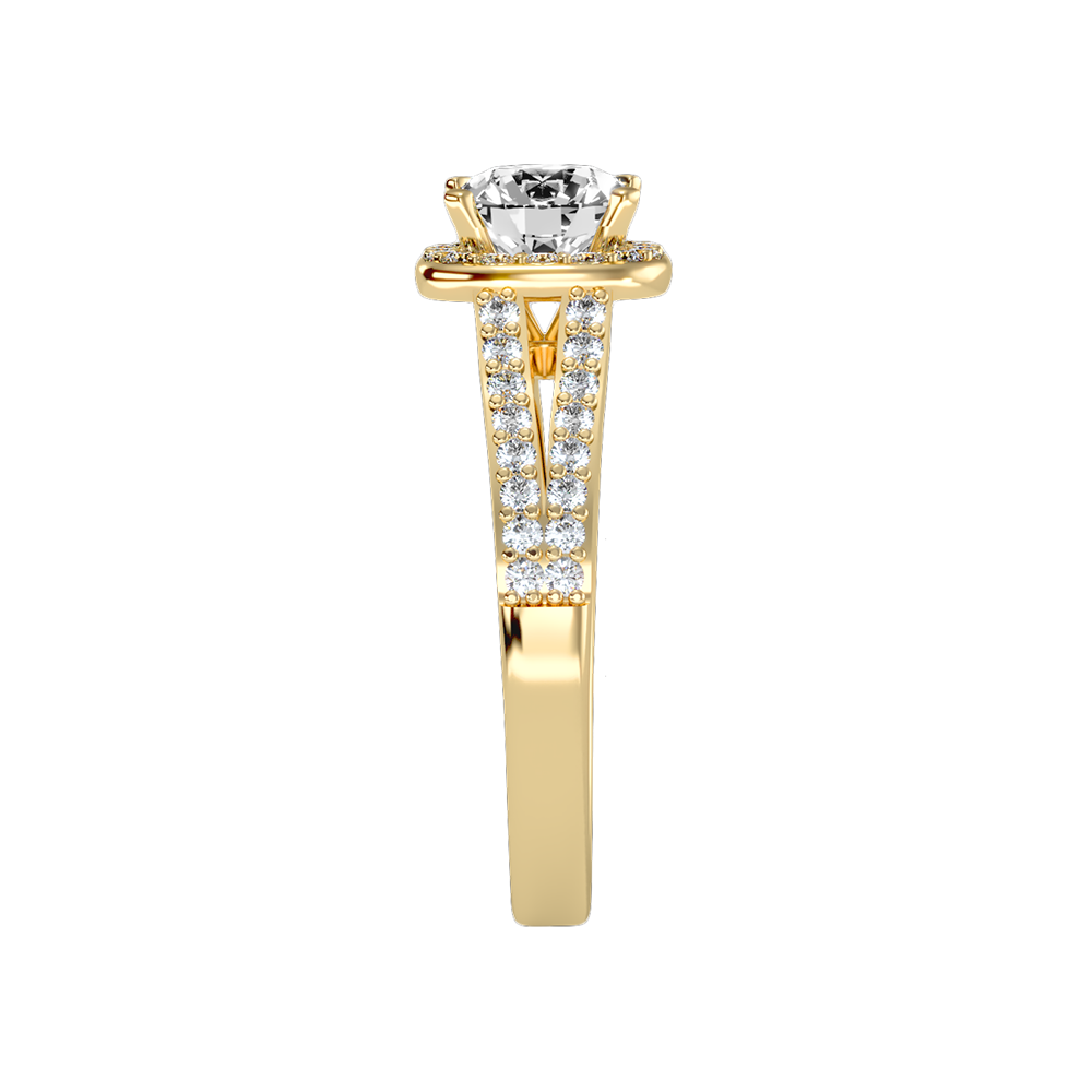Irish Halo Ring - Four