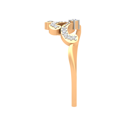 Irrina Diamond Ring In 925 Sterling Silver - Eleven
