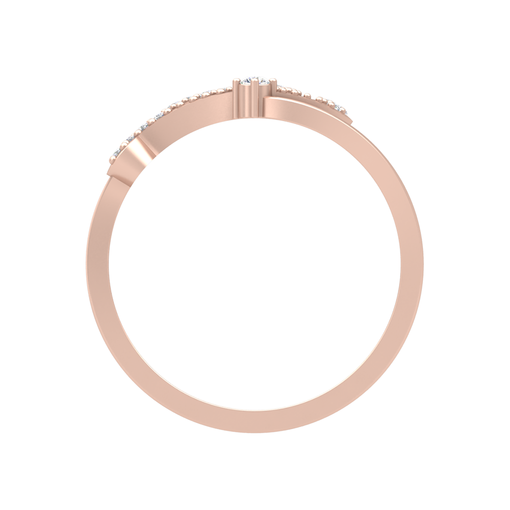 Irrina Diamond Ring In 925 Sterling Silver - Seven
