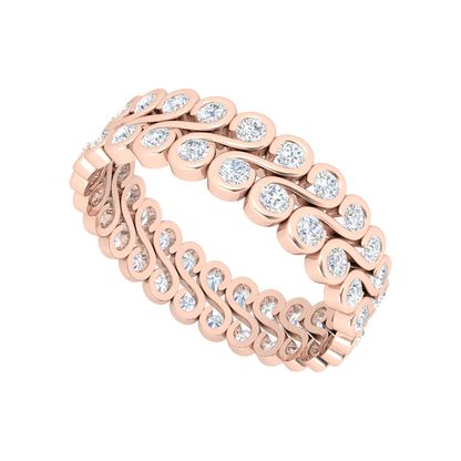 Jacinthe Diamond Band - Two