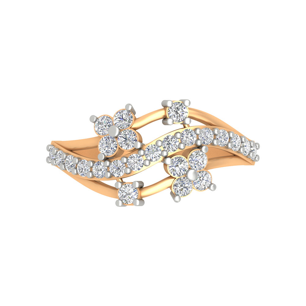 Javion Diamond Ring In 925 Sterling Silver - Ten