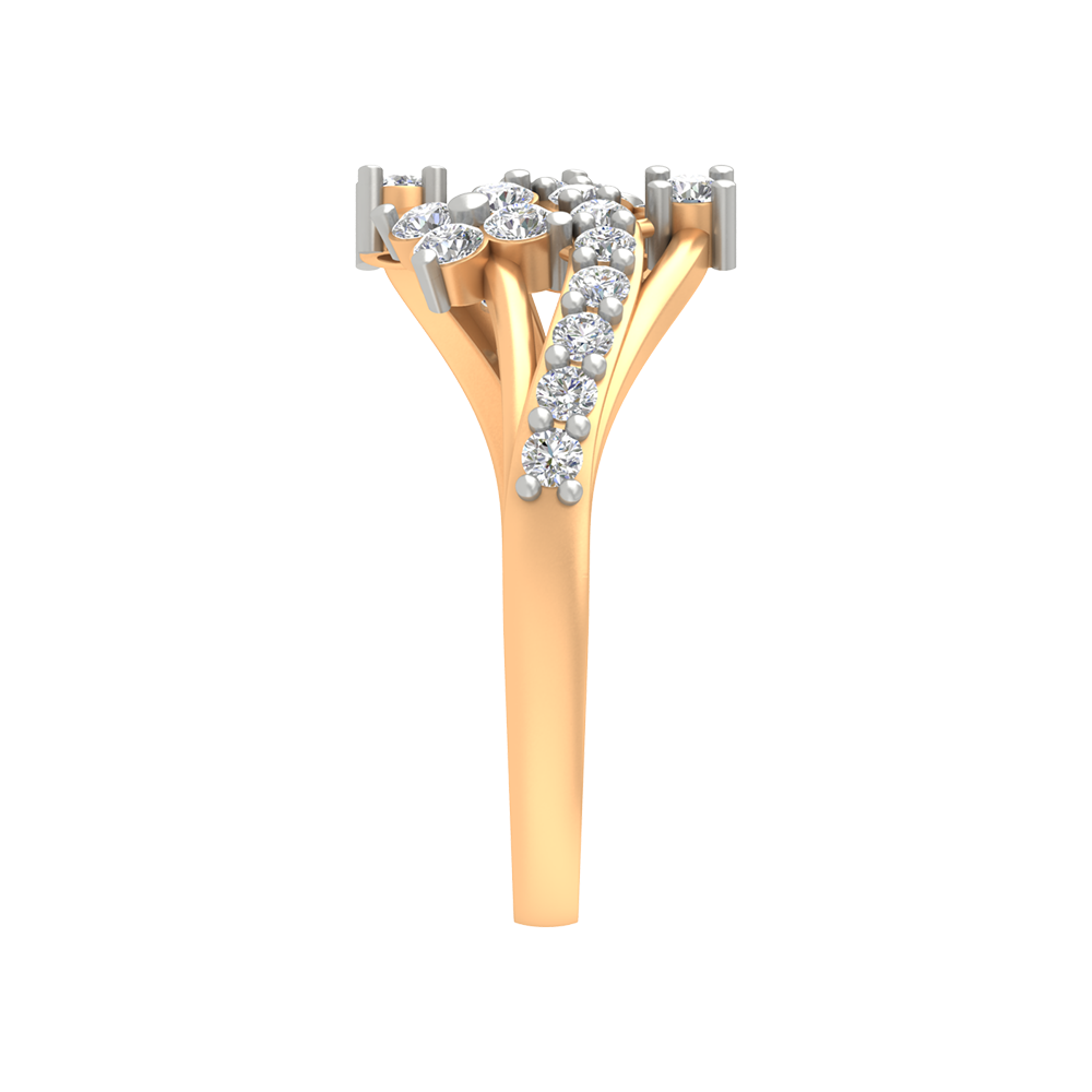 Javion Diamond Ring In 925 Sterling Silver - Eleven