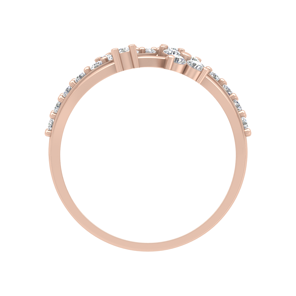 Javion Diamond Ring In 925 Sterling Silver - Two