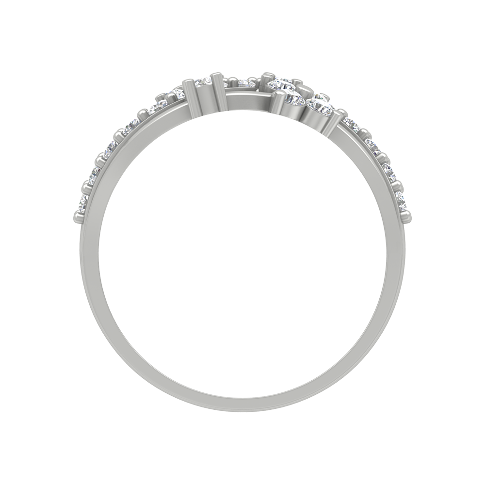 Javion Diamond Ring In 925 Sterling Silver - Eight