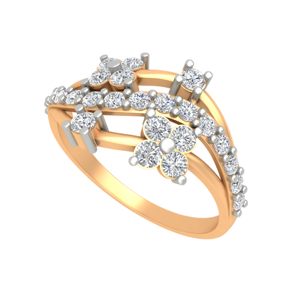 Javion Diamond Ring In 925 Sterling Silver - Nine