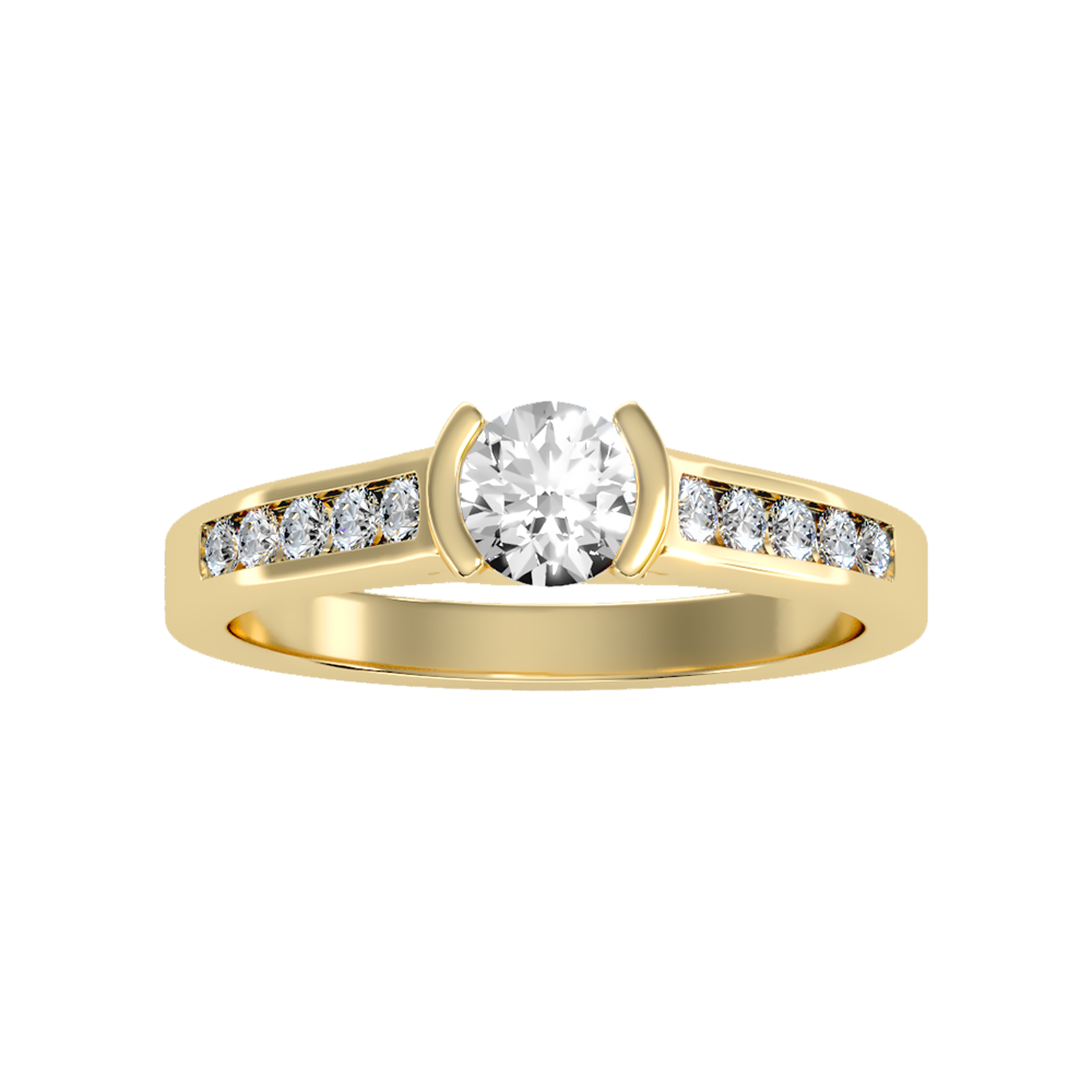 Jazzful Solitaire Ring - Ten