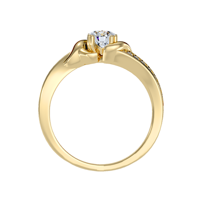 Jazzin Solitaire Ring In 925 Sterling Silver - Twelve