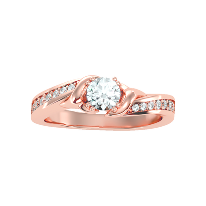 Jazzin Solitaire Ring In 925 Sterling Silver - Seven