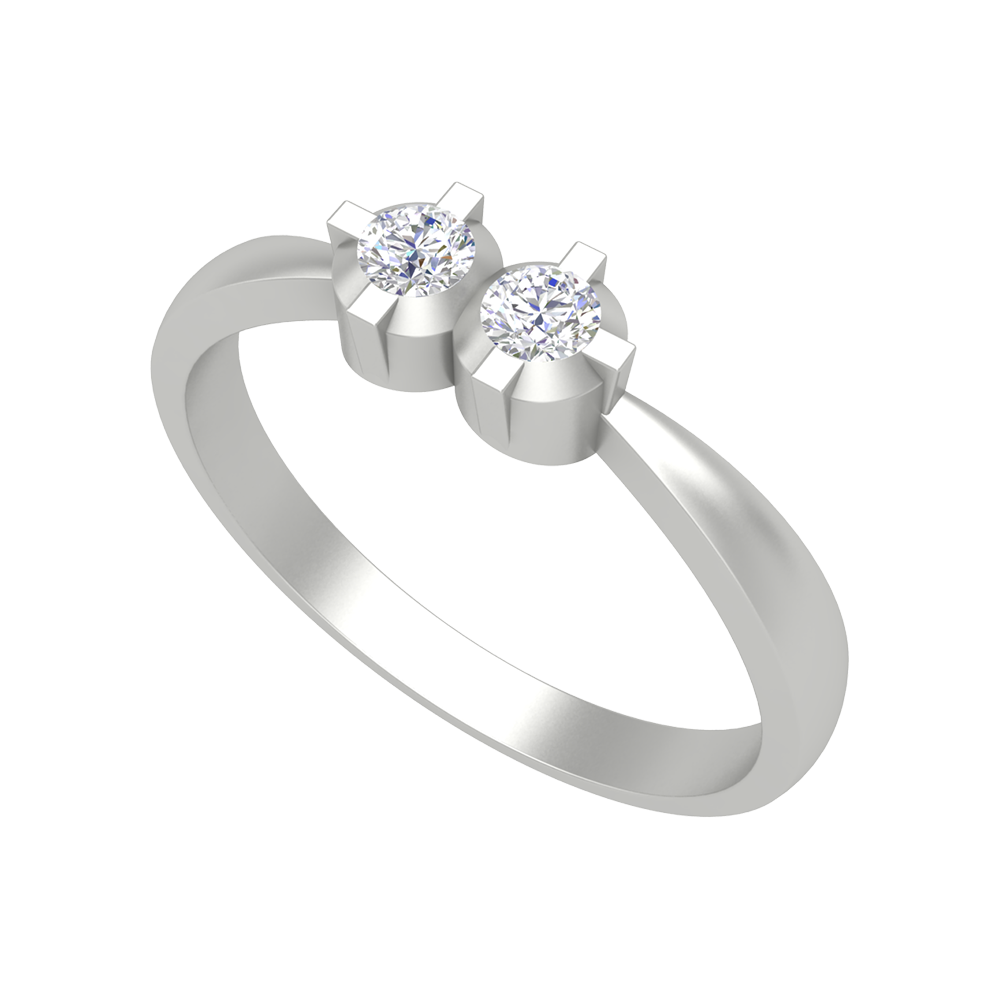 Jazzy Jewels Fashion Ring In 925 Sterling Silver - Nine