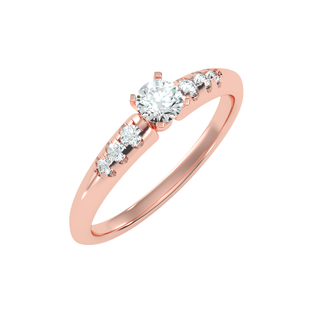 Jazzy Solitaire Ring - Five