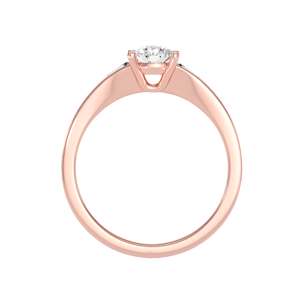 Jazz Solitaire Ring In 925 Sterling Silver - Eleven