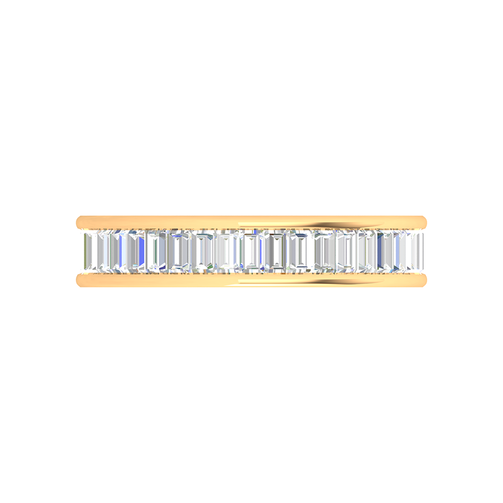Jessamine Diamond Band In 925 Sterling Silver - Ten