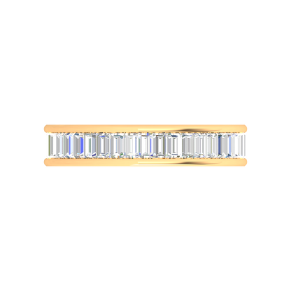 Jessamine Diamond Band In 925 Sterling Silver - Ten