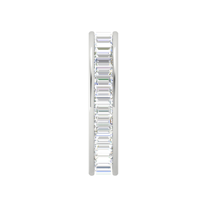 Jessamine Diamond Band In 925 Sterling Silver - Two