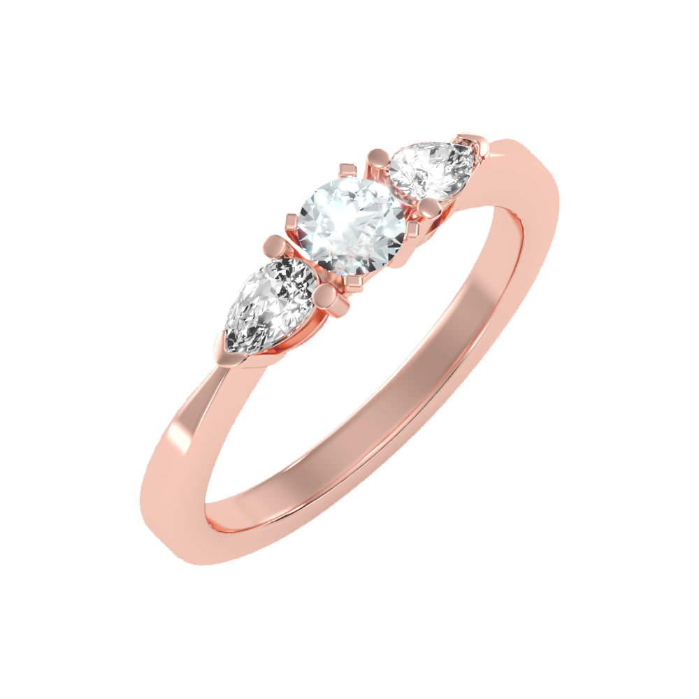 Jewel In The Crown Promise Ring In 925 Sterling Silver - One