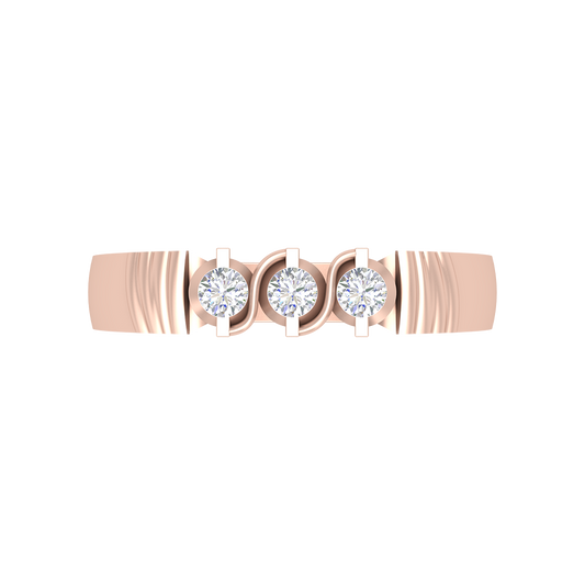 Jewel Tone Gems Tri Stone Ring In 925 Sterling Silver - Two