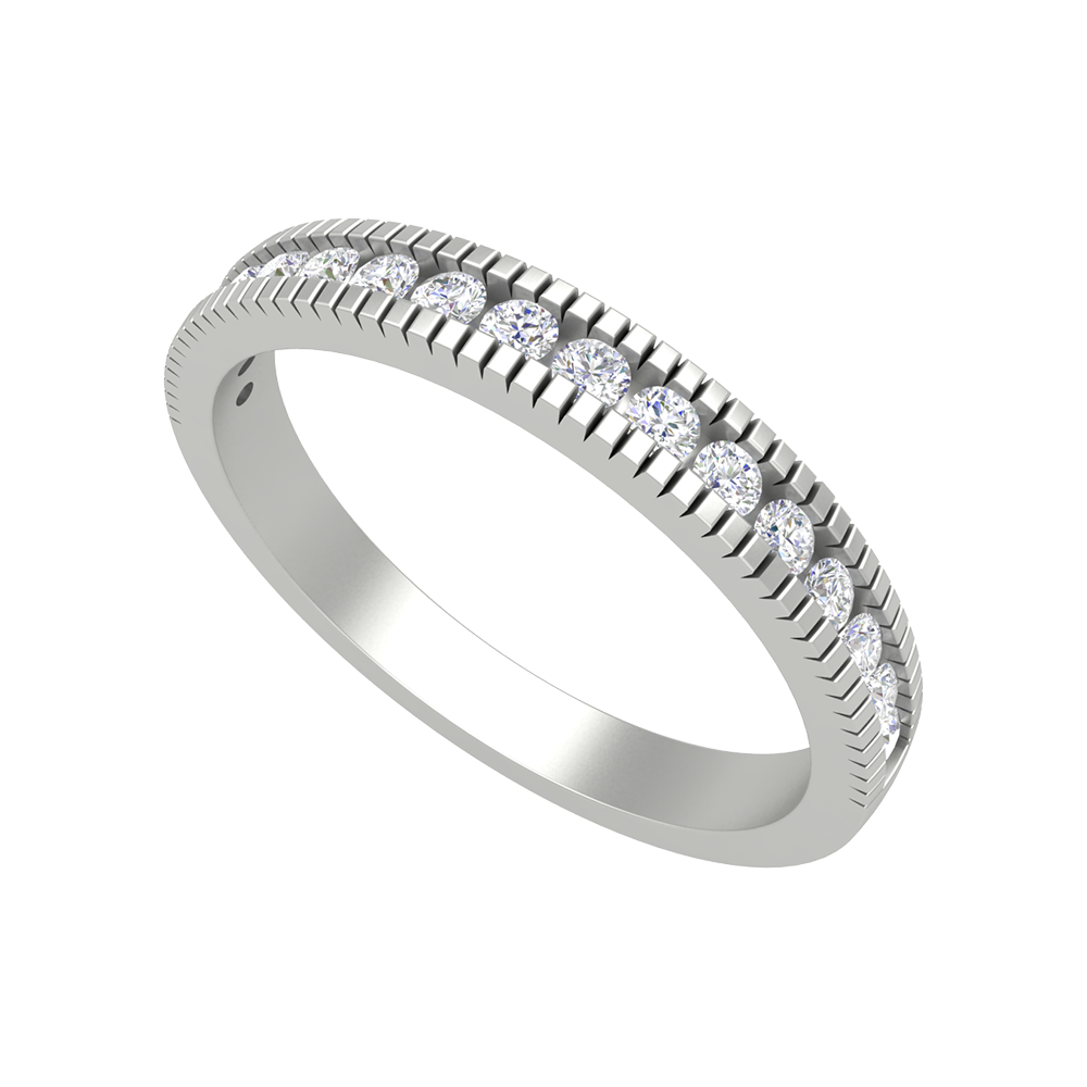 Jolly Lush Stackable Ring In 925 Sterling Silver - Five