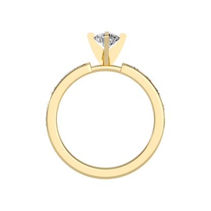 Jolly Solitaire Ring In 925 Sterling Silver - Thirteen