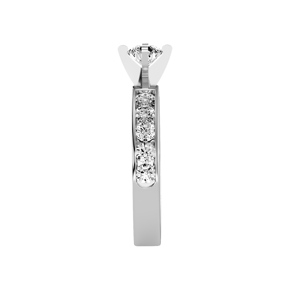 Jolly Solitaire Ring In 925 Sterling Silver - Eight