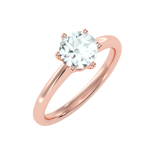 Joyful Classic Solitaire Ring - One
