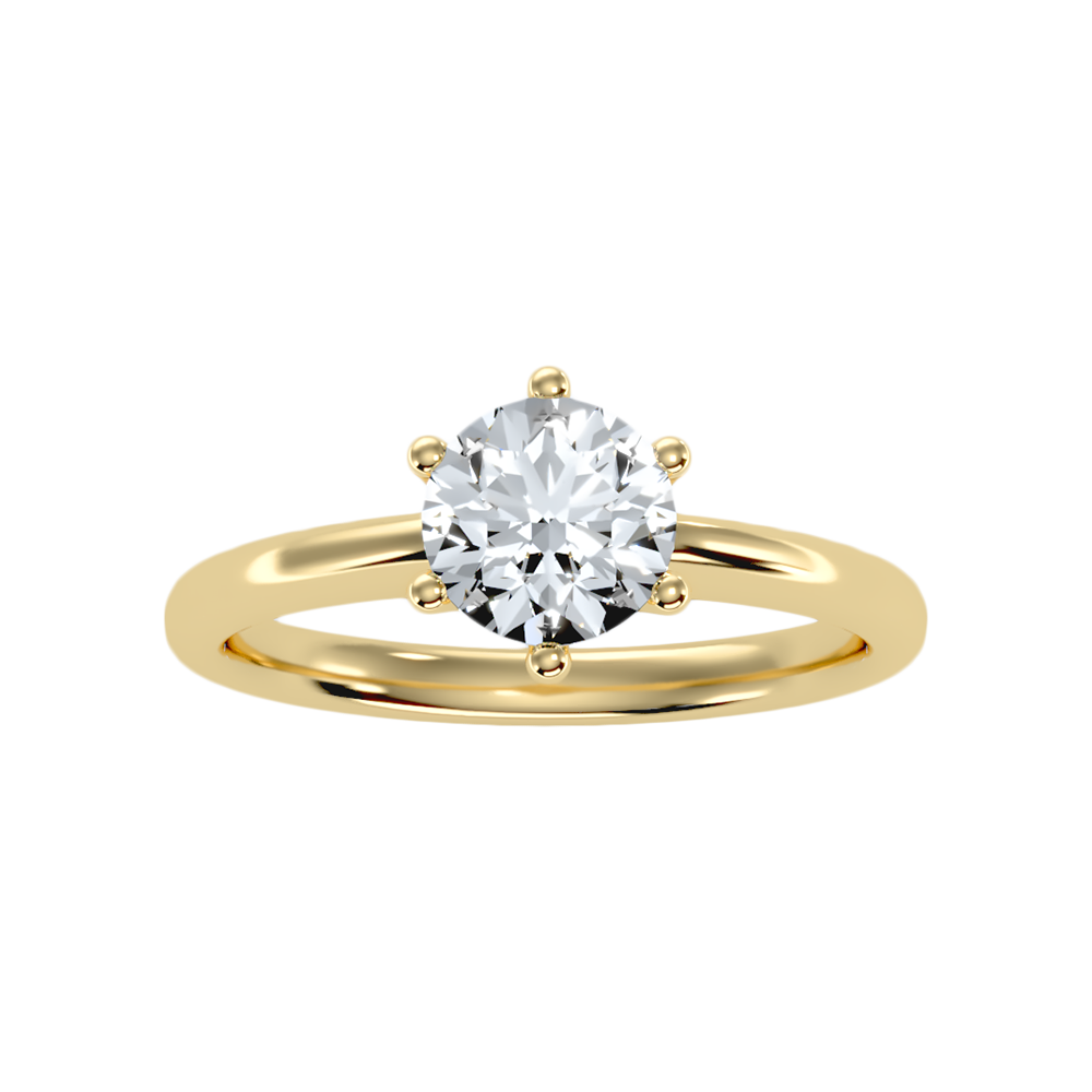 Joyful Classic Solitaire Ring - Ten