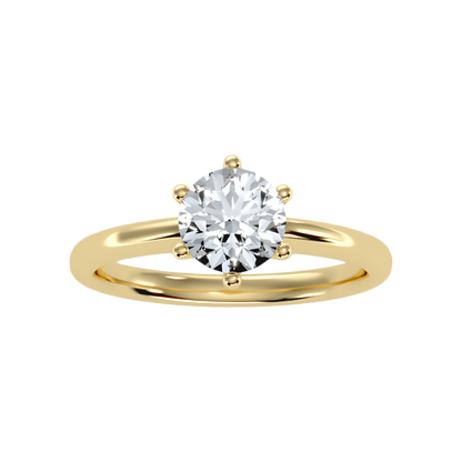 Joyful Classic Solitaire Ring - Ten