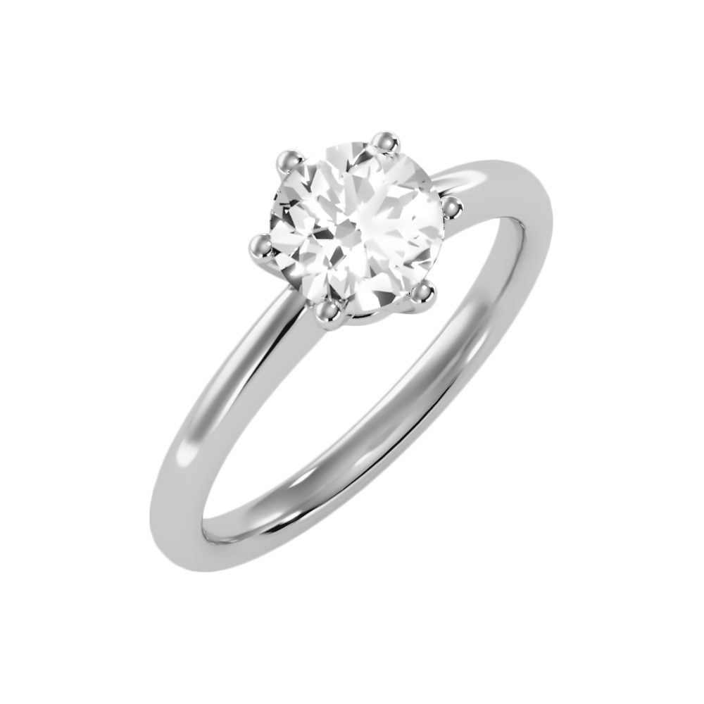 Joyful Classic Solitaire Ring - Five